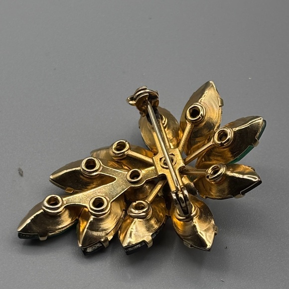 Elegant Vintage Multicolor Floral Brooch JP412 - Picture 8 of 9